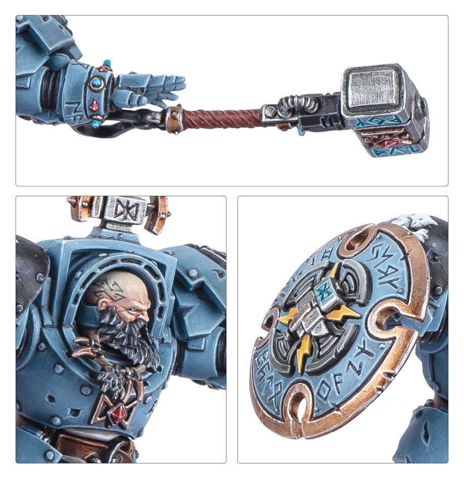 Warhammer 40,000 Space Wolves Arjac Rockfist