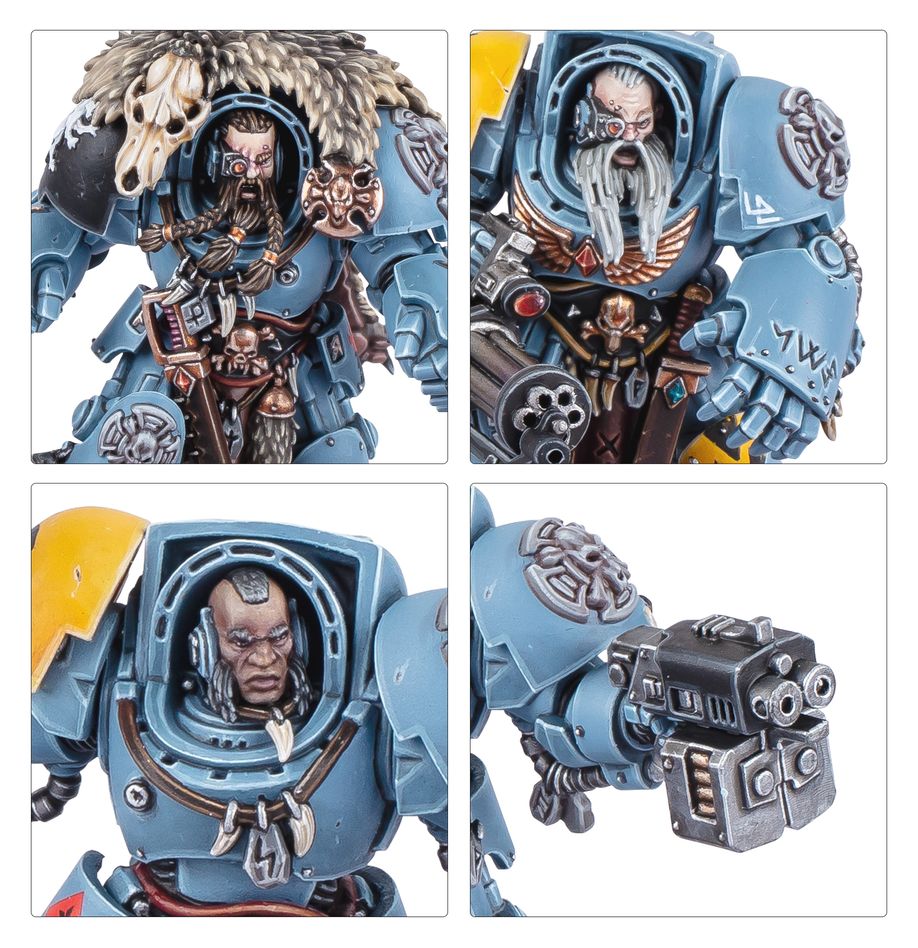 Warhammer 40,000 Space Wolves Wolf Guard Terminators
