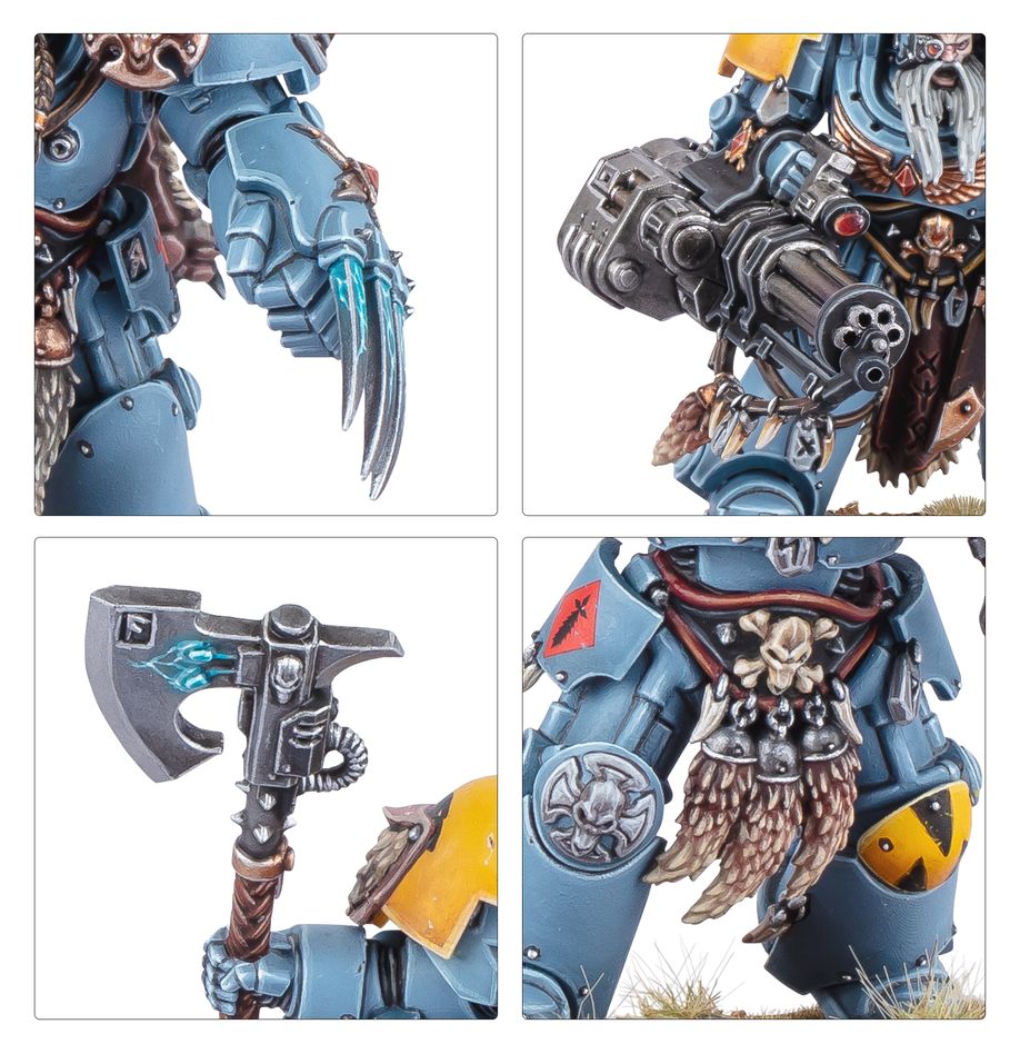 Warhammer 40,000 Space Wolves Wolf Guard Terminators