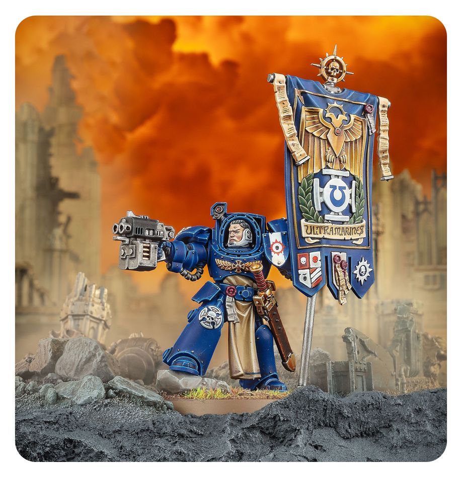 Warhammer 40,000 Space Marines Ancient in Terminator Armour
