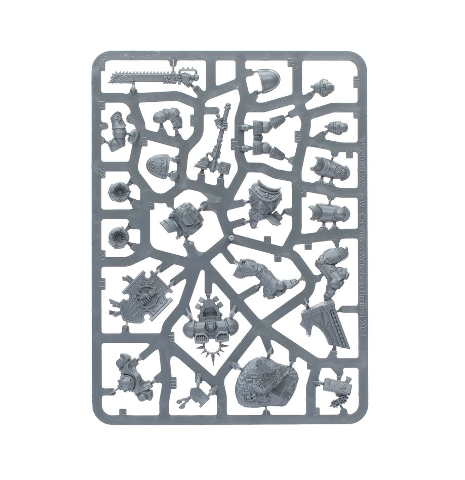 Warhammer 40,000 Space Marine Captain with Jump Pack and Relic Shield