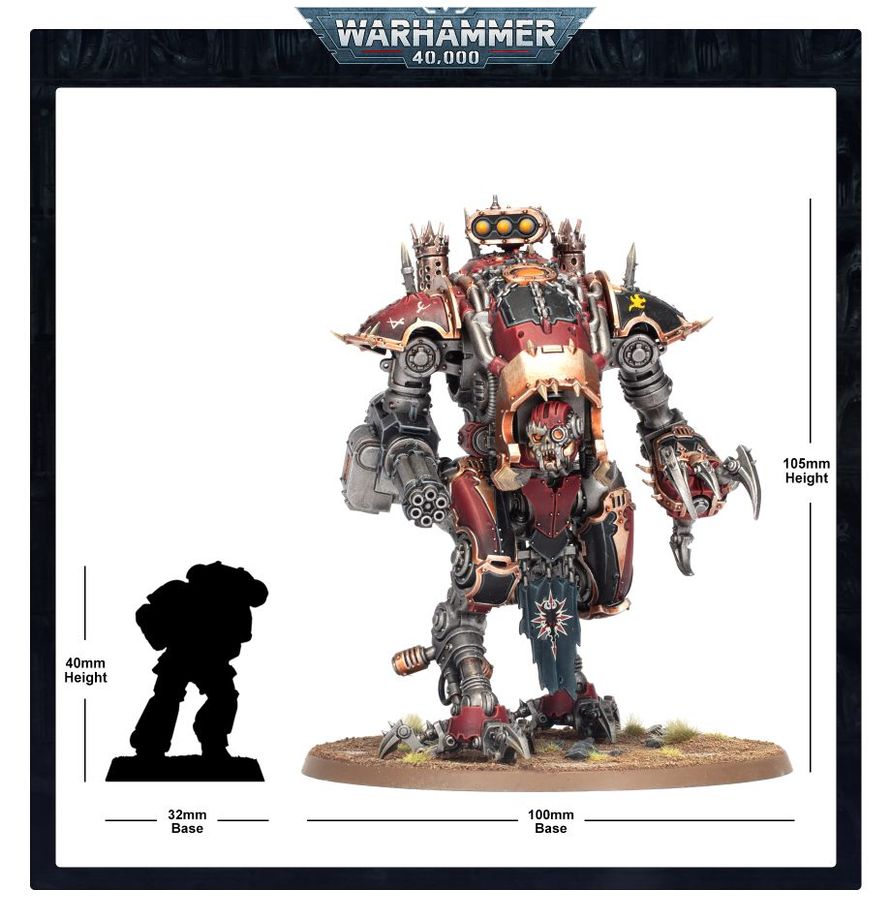 Warhammer 40,000 Chaos Knights War Dog Stalkers/Brigands/Karnivores