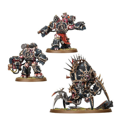 Warhammer 40,000 Chaos Space Marines Venomcrawler and Obliterators