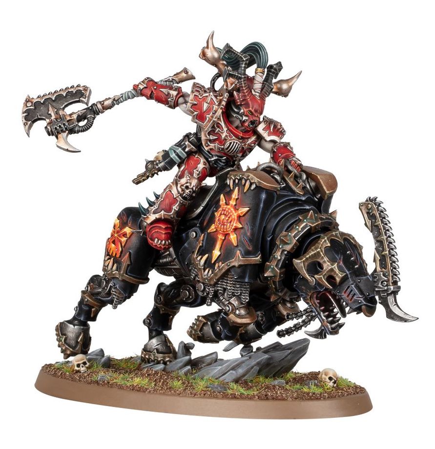 Warhammer 40,000 World Eaters Lord Invocatus/Lord on Juggernaut