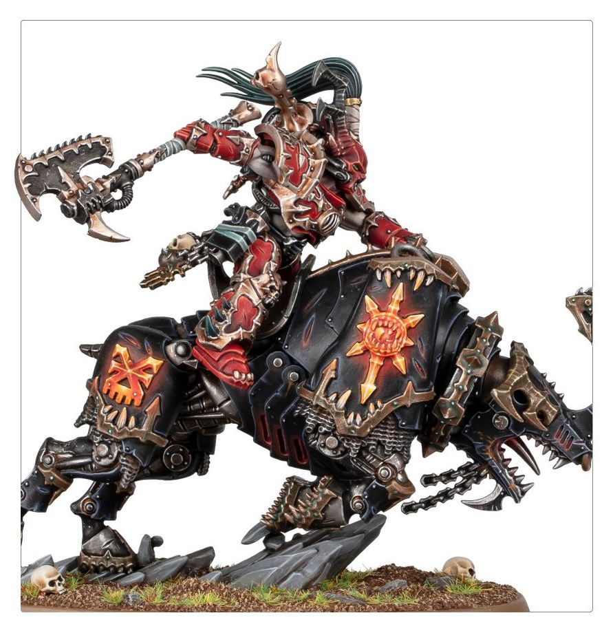 Warhammer 40,000 World Eaters Lord Invocatus/Lord on Juggernaut
