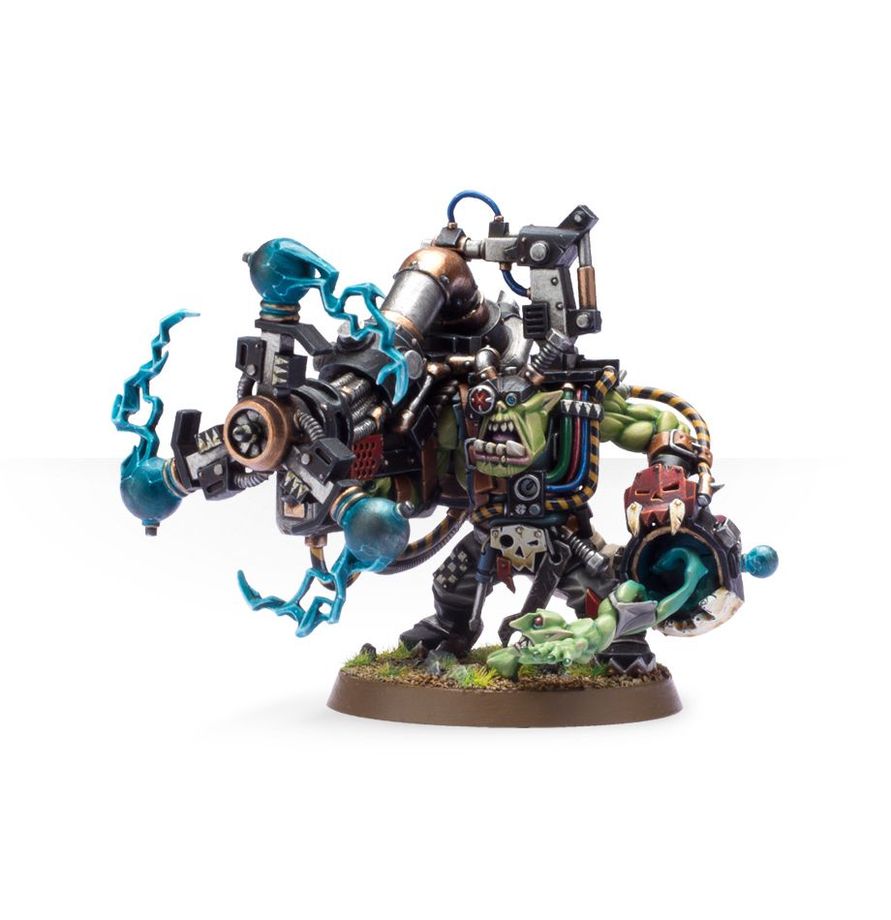 Warhammer 40,000 Orks Big Mek with Shokk Attack Gun