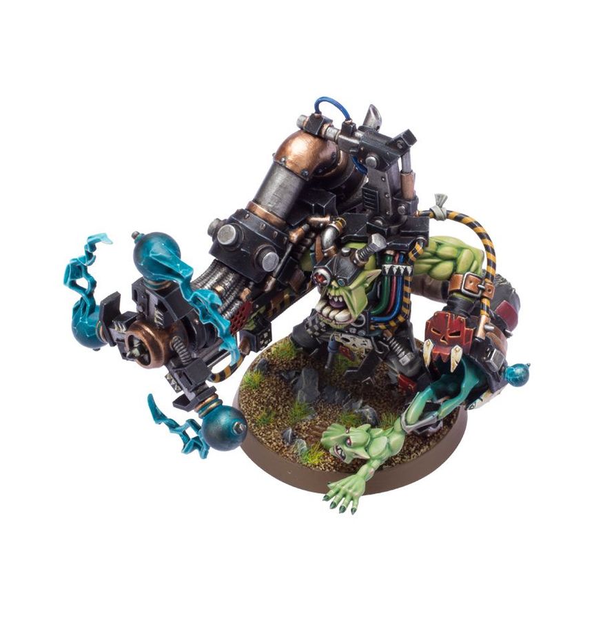 Warhammer 40,000 Orks Big Mek with Shokk Attack Gun