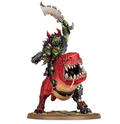 Warhammer 40,000 Orks Mozrog Skragbad/Beastboss on Squigosaur