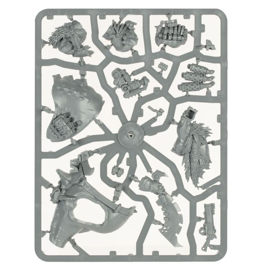 Warhammer 40,000 Orks Mozrog Skragbad/Beastboss on Squigosaur