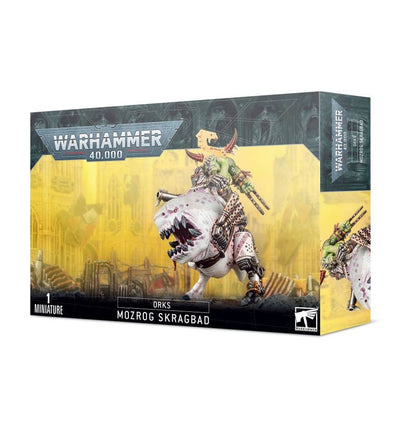 Warhammer 40,000 Orks Mozrog Skragbad/Beastboss on Squigosaur