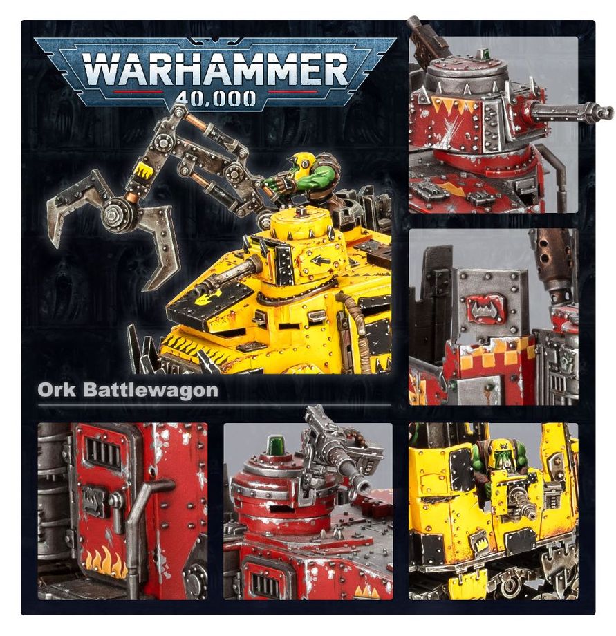 Warhammer 40,000 Orks Battlewagon/Gunwagon/Bonebreaka