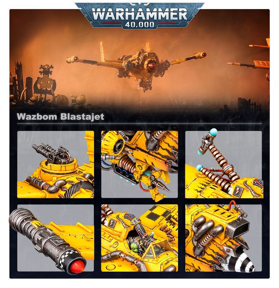Warhammer 40,000 Orks Dakkajet/Burna-Bommer/Blitza-Bommer/Blastajet