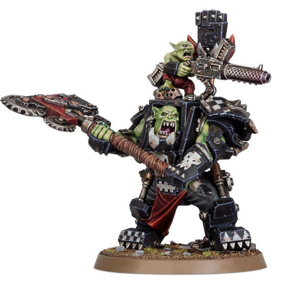 Warhammer 40,000 Orks Warboss in Mega Armour