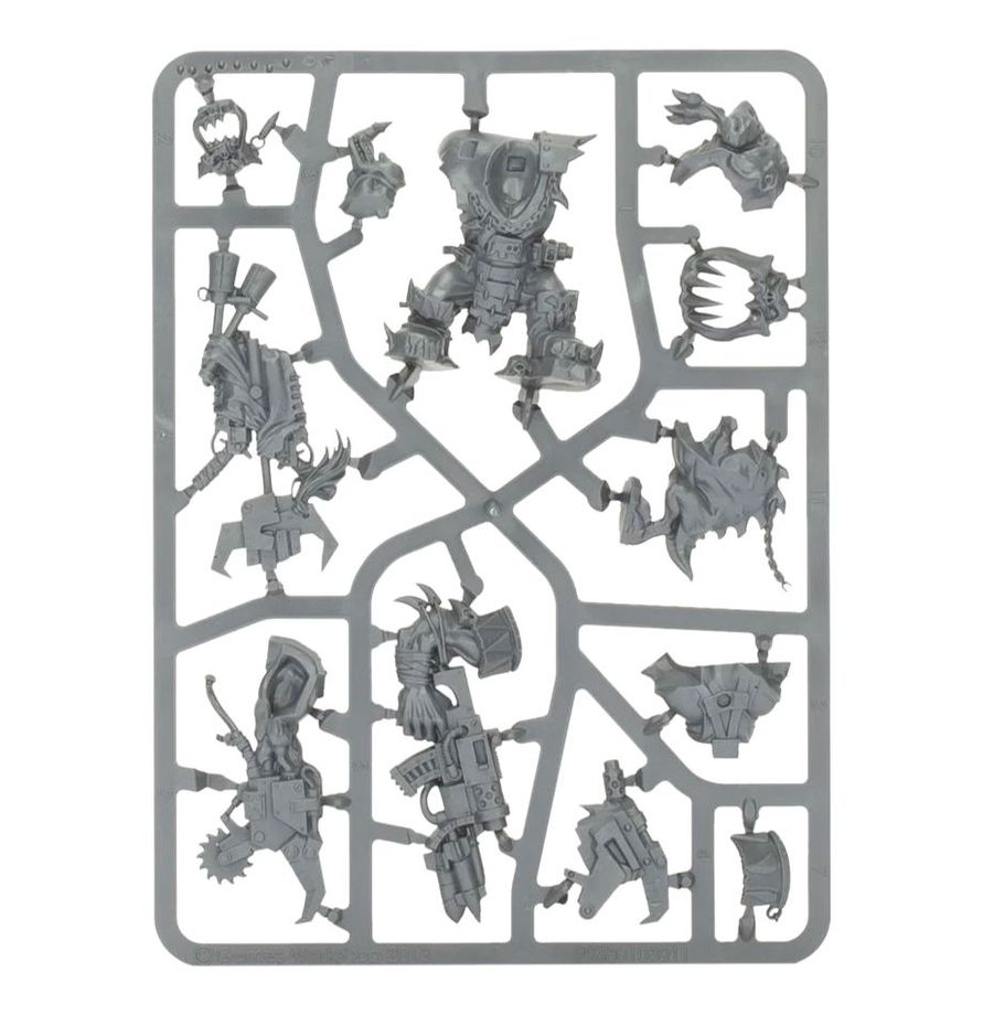 Warhammer 40,000 Orks Ork Warboss with Attack Squig