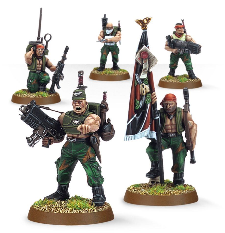 Warhammer 40,000 Astra Militarum Catachan Command Squad
