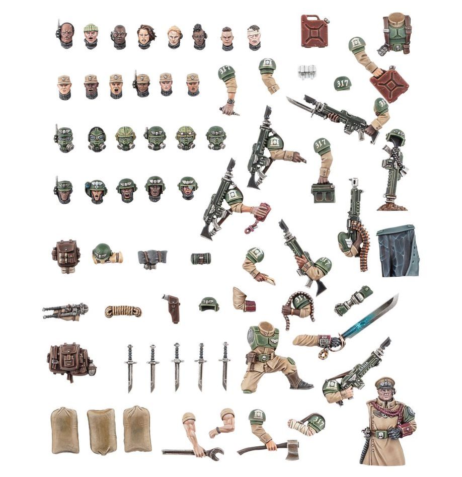 Warhammer 40,000 Astra Militarum Cadian Upgrades