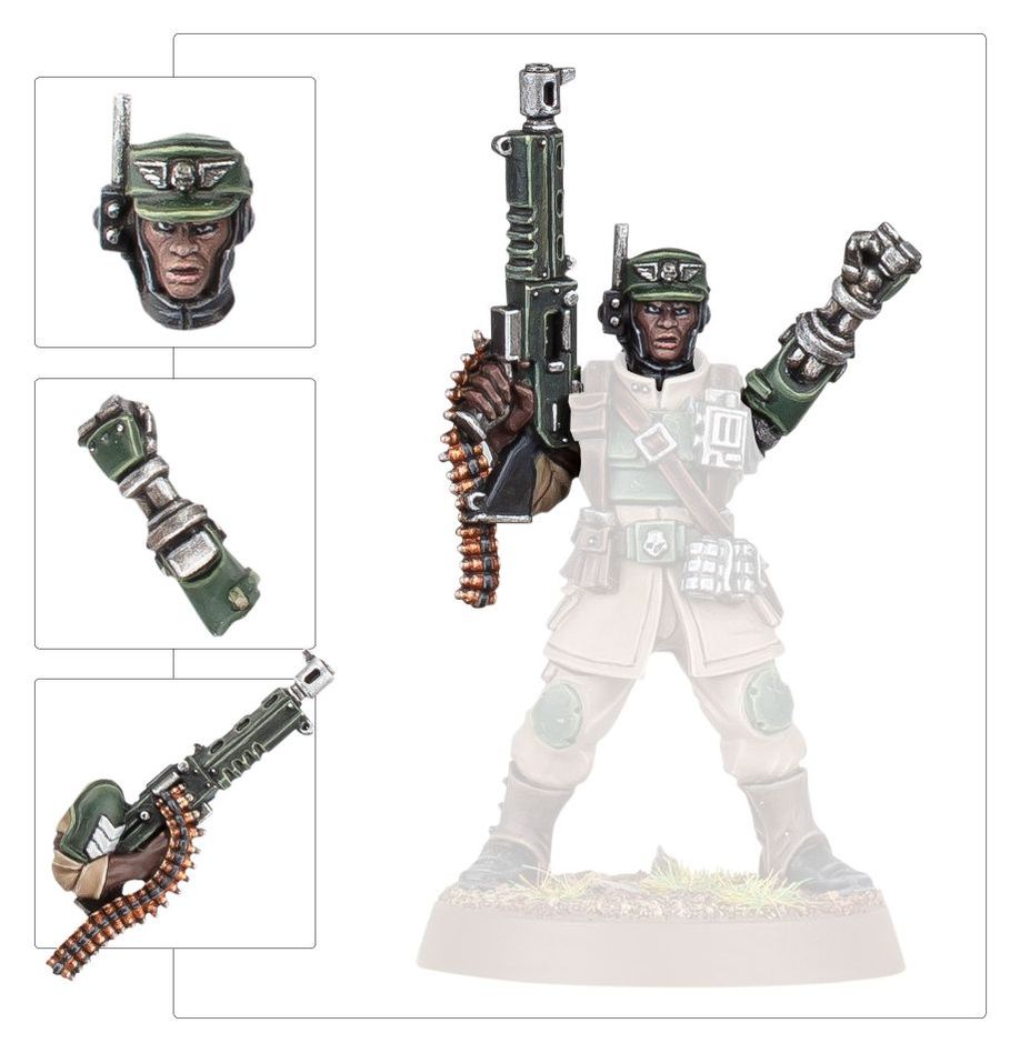 Warhammer 40,000 Astra Militarum Cadian Upgrades
