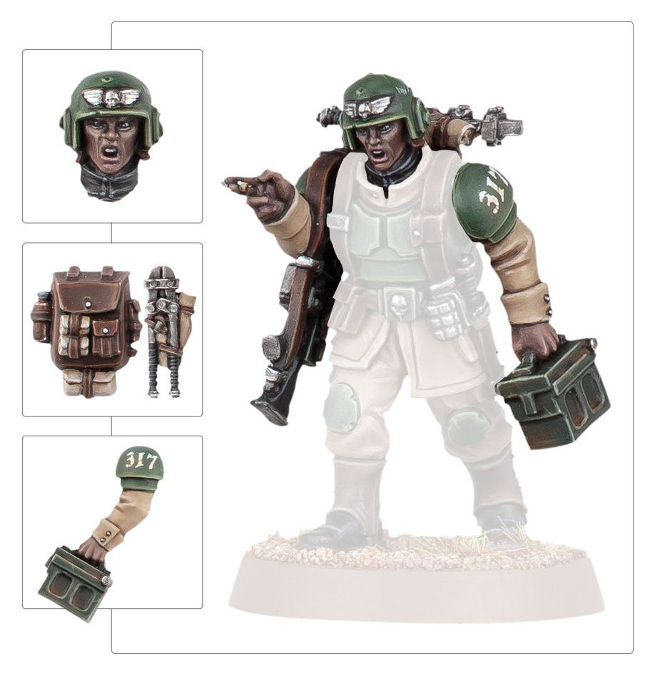 Warhammer 40,000 Astra Militarum Cadian Upgrades