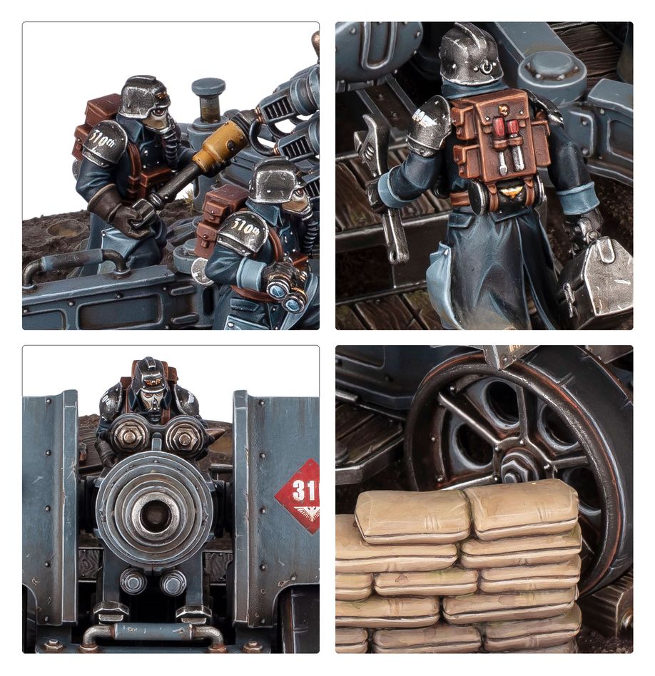 Warhammer 40,000 Astra Militarum Artillery Team