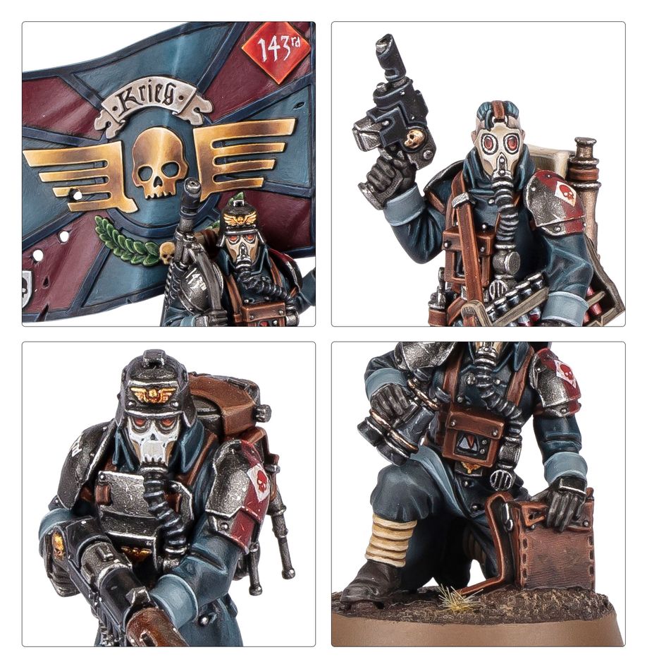 Warhammer 40,000 Astra Militarum Krieg Command Squad