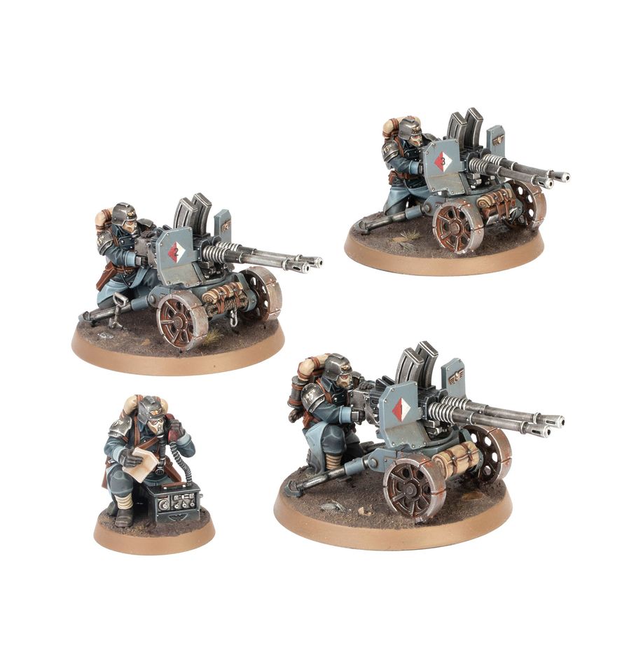 Warhammer 40,000 Astra Militarum Krieg Heavy Weapons Squad