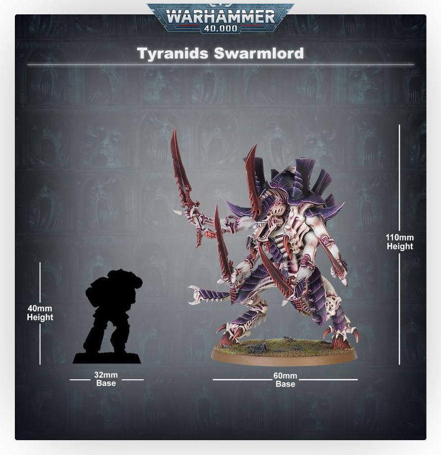 Warhammer 40,000 Tyranids Hive Tyrant/Winged Hive Tyrant/The Swarmlord