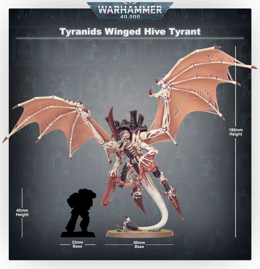 Warhammer 40,000 Tyranids Hive Tyrant/Winged Hive Tyrant/The Swarmlord