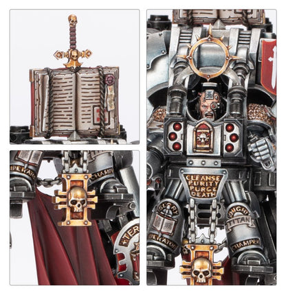 Warhammer 40,000 Grey Knights Grand Master in Nemesis Dreadknight