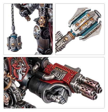 Warhammer 40,000 Grey Knights Grand Master in Nemesis Dreadknight