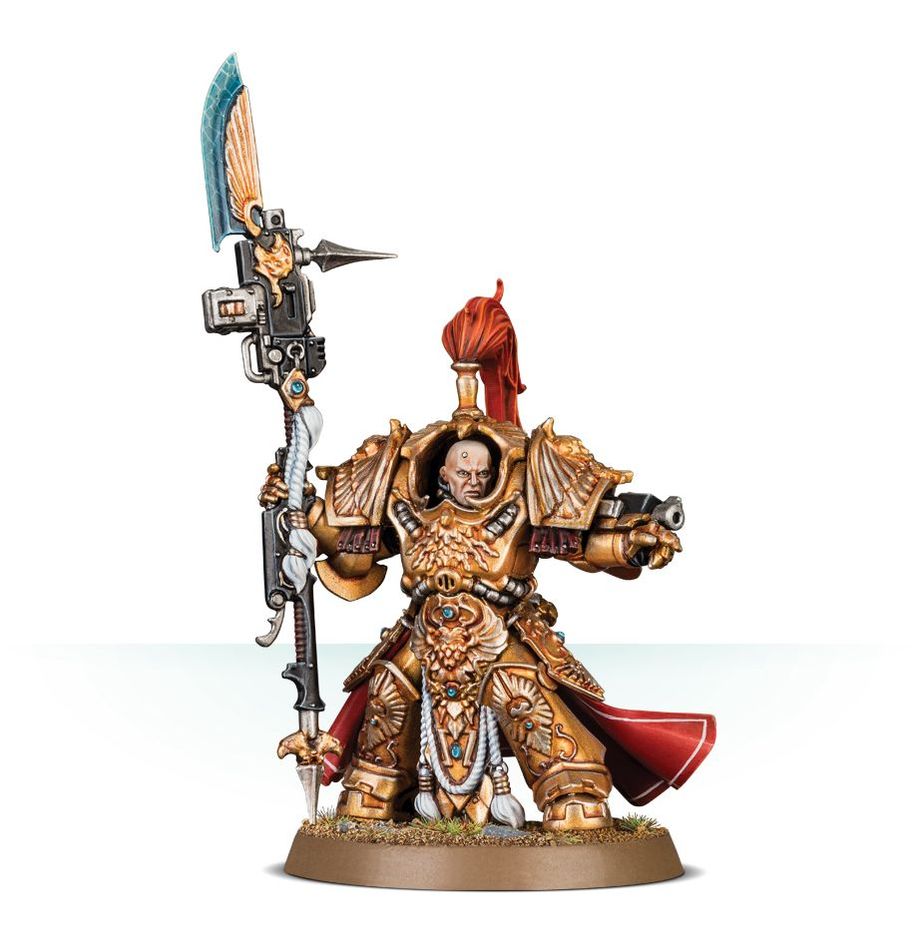 Warhammer 40,000 Adeptus Custodes Shield-Captain in Allarus Terminator Armour