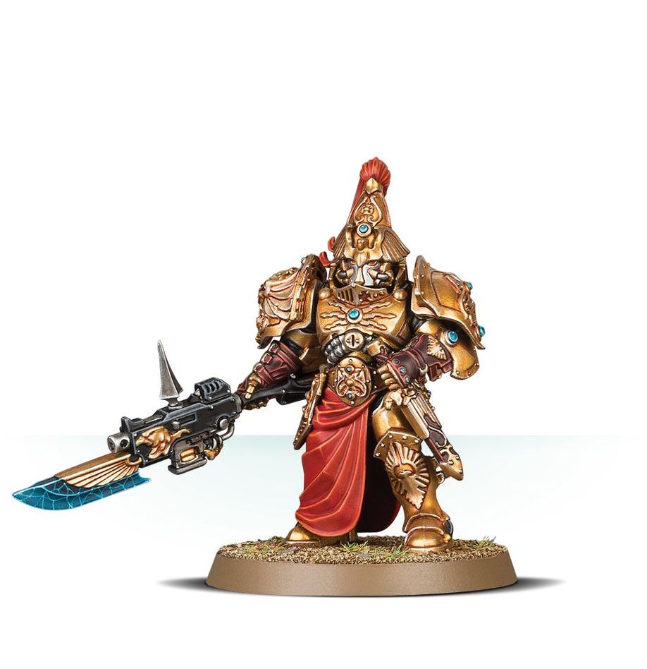 Warhammer 40,000 Adeptus Custodes Custodian Wardens Vexilus Praetor
