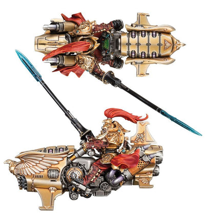 Warhammer 40,000 Adeptus Custodes Shield-Captain on Dawneagle Jetbike