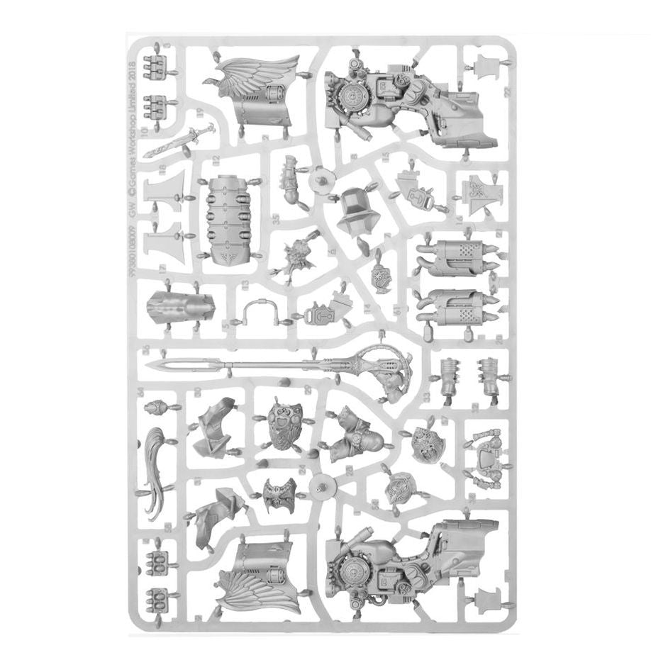 Warhammer 40,000 Adeptus Custodes Shield-Captain on Dawneagle Jetbike