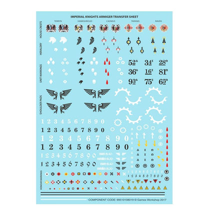 Warhammer 40,000 Imperial Knights Armiger Warglaives