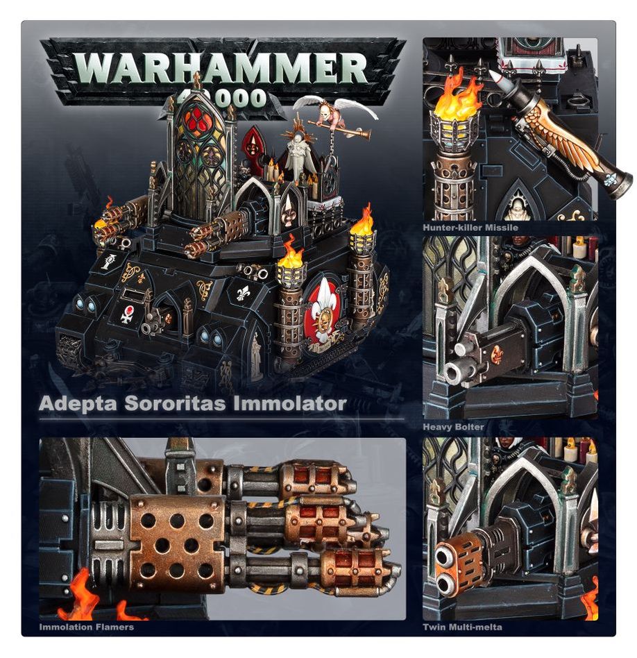 Warhammer 40,000 Adepta Sororitas Immolator