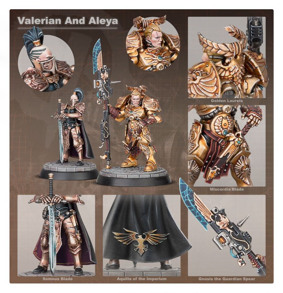 Warhammer 40,000 Imperial Agents Talons of the Emperor: Valerian and Aleya