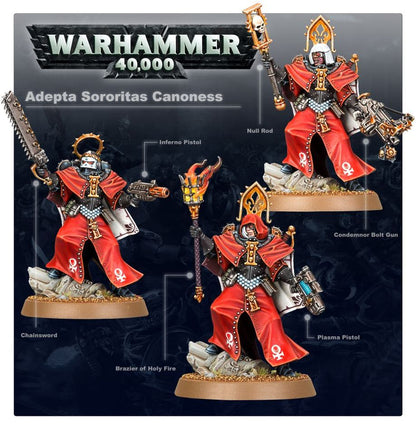 Warhammer 40,000 Adepta Sororitas Canoness