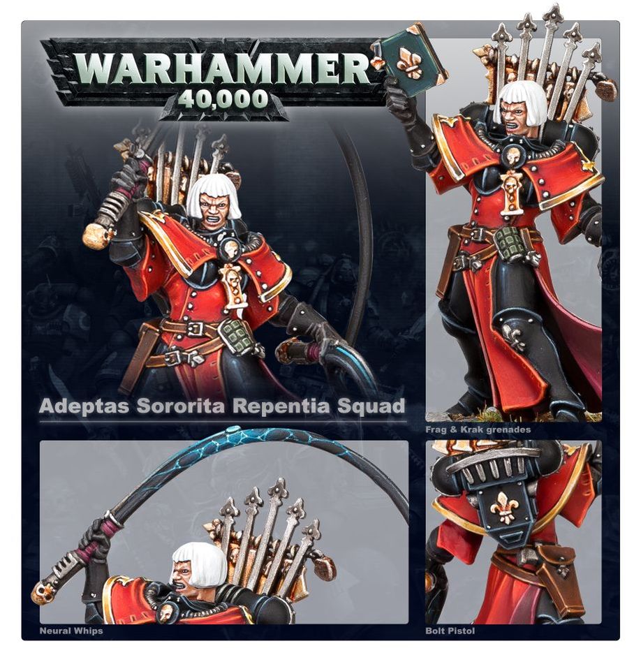 Warhammer 40,000 Adepta Sororitas Repentia Squad