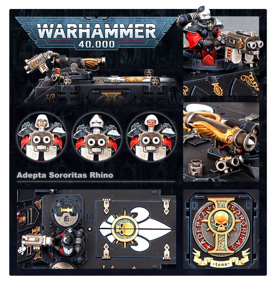 Warhammer 40,000 Adepta Sororitas Rhino