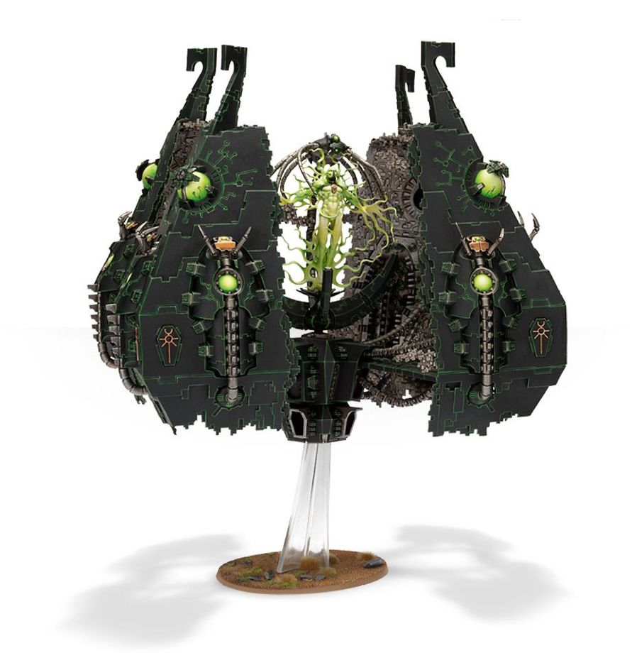 Warhammer 40,000 Necrons Tesseract Vault/Obelisk with Transcendant C'tan