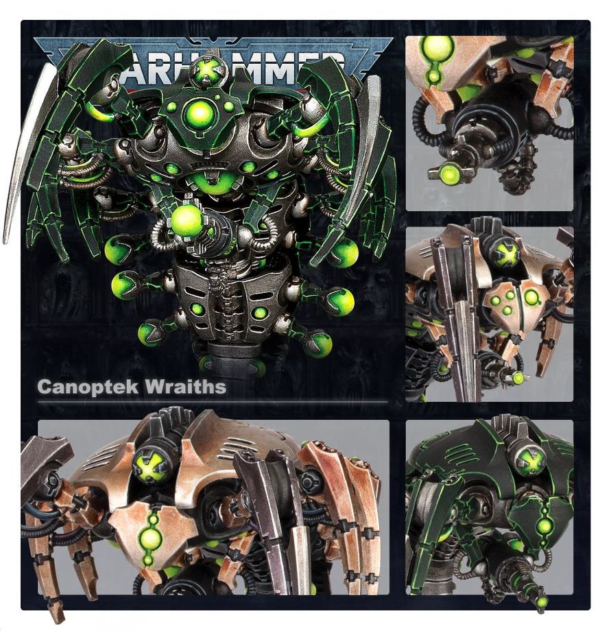 Warhammer 40,000 Necrons Canoptek Wraiths