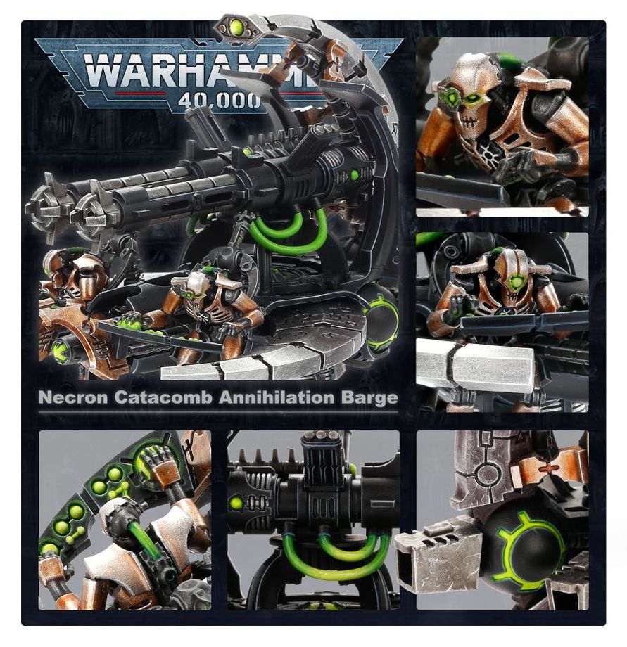 Warhammer 40,000 Necrons Catacomb Command Barge/Annihilation Barge