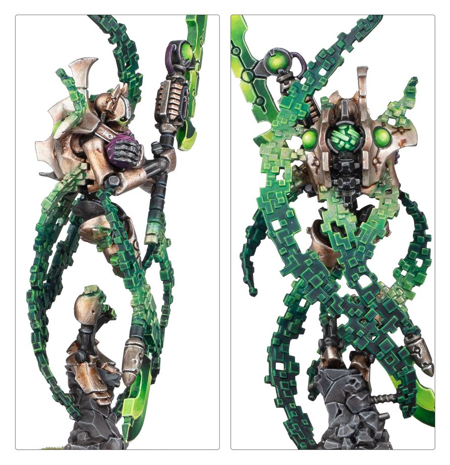 Warhammer 40,000 Necrons Overlord with Translocation Shroud