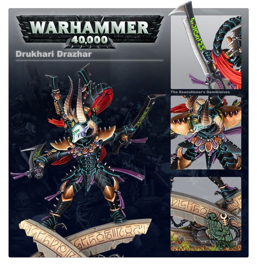 Warhammer 40,000 Drukhari Drazhar