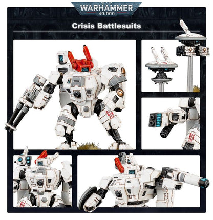 Warhammer 40,000 T'au Empire XV8 Crisis Battlesuit Team