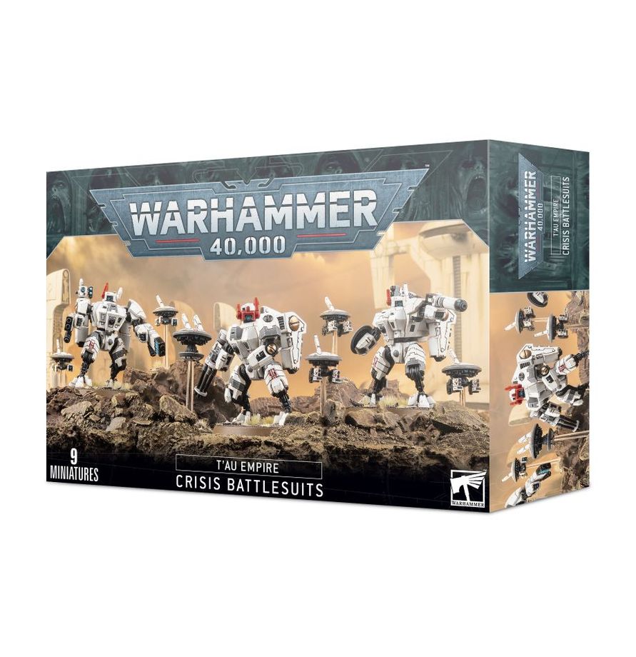 Warhammer 40,000 T'au Empire XV8 Crisis Battlesuit Team