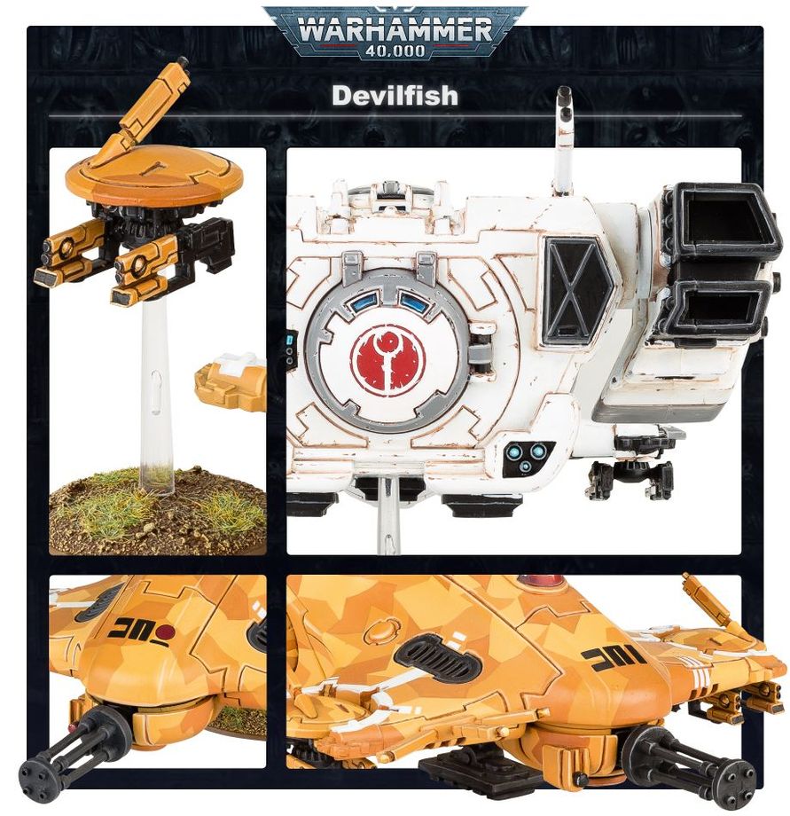 Warhammer 40,000 T'au Empire Devilfish