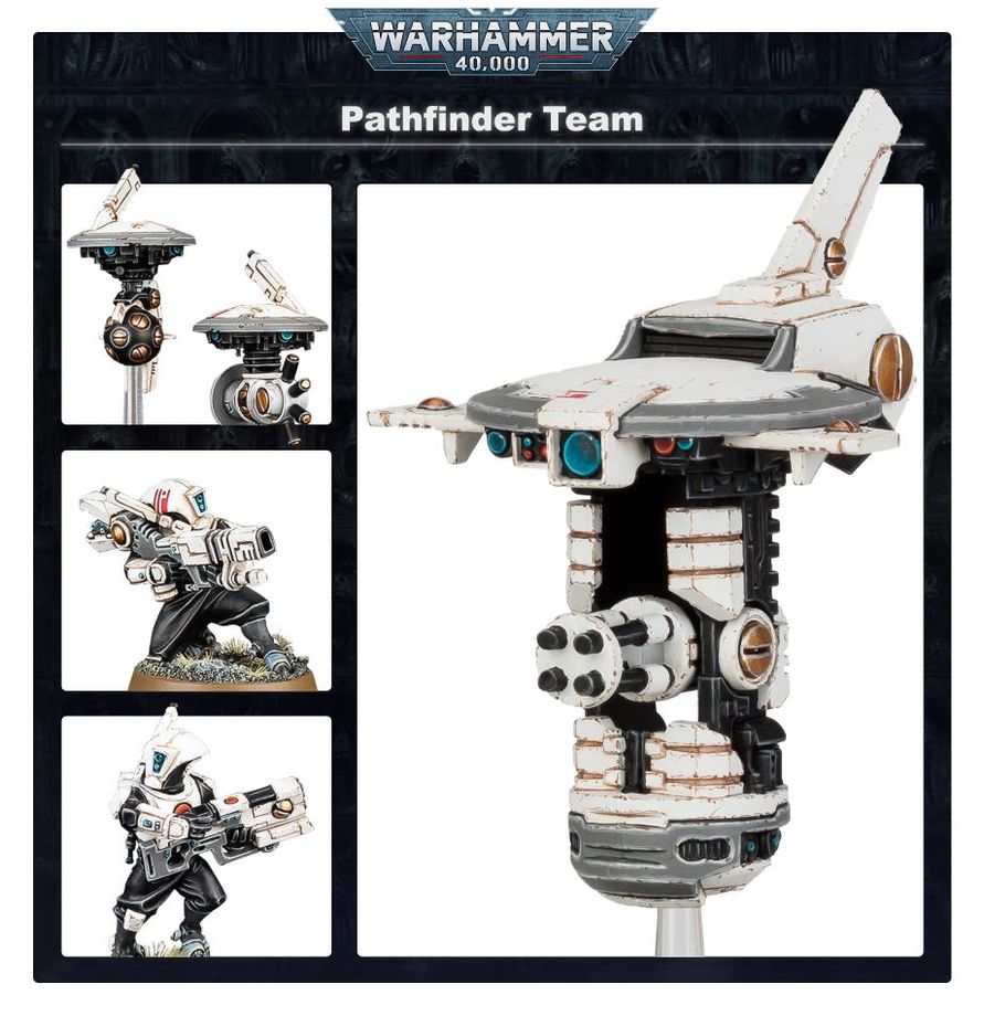 Warhammer 40,000 T'au Empire Pathfinder Team