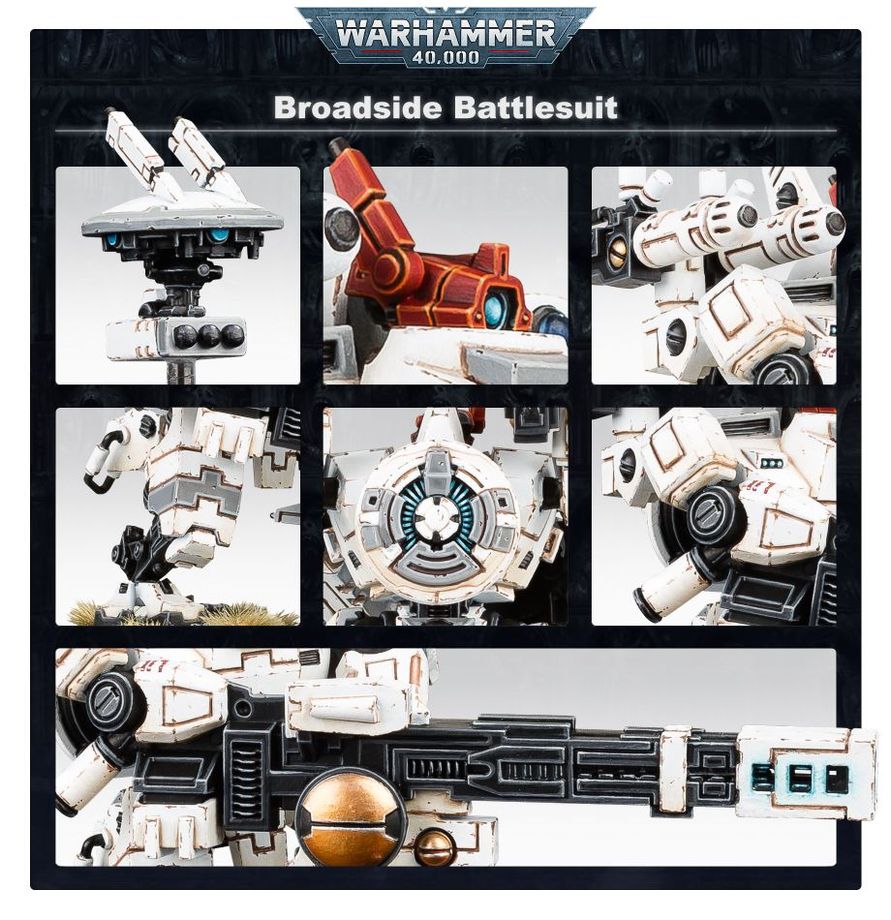 Warhammer 40,000 T'au Empire XV88 Broadside Battlesuit