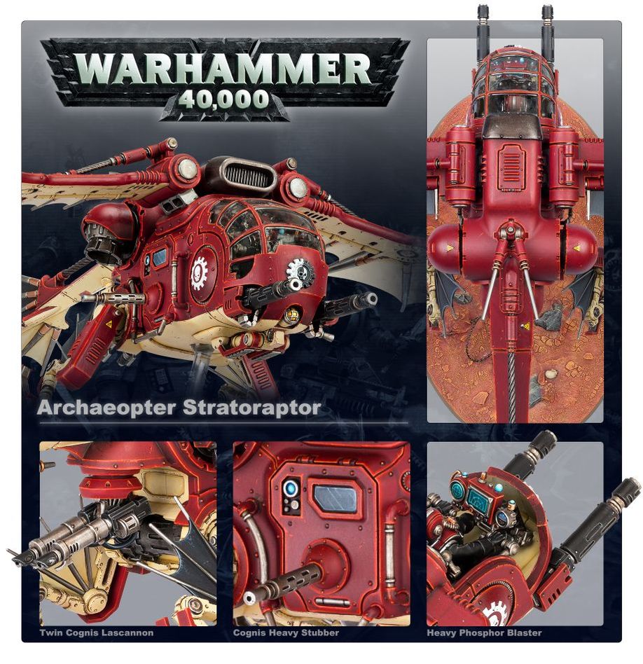 Warhammer 40,000 Adeptus Mechanicus Archaeopter Stratoraptor